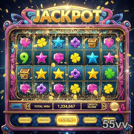 Dealer ao vivo em slots autênticos no 55vv com suporte em PT-BR